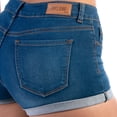 thumbnail image 5 of Short De Mezclilla Stretch Con Dobladillo Para Dama Azul Oscuro Opp´s Jeans Opps Jeans Short Dama Azul Oscuro, 5 of 5