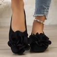 thumbnail image 5 of Miluxas Women Fashion Bowknot Flats Comfort Pointed Toe Dress Shoes Black 9(42), 5 of 9