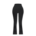 thumbnail image 6 of Womens Flared Yoga Pants, High Waisted Flare Leggings Bottom Bootcut Yoga Pants, 6 of 6