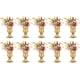 thumbnail image 1 of BWKJ Jarrones dorados para centros de mesa de boda, 10 piezas de 9 pulgadas de altura, macetas de metal elegantes centros de mesa de boda para mesas, jarrón de trompeta para bodas, decoración de fiestas, centros de mesa BWKJ Cocina, Decoración y Otros, 1 of 3