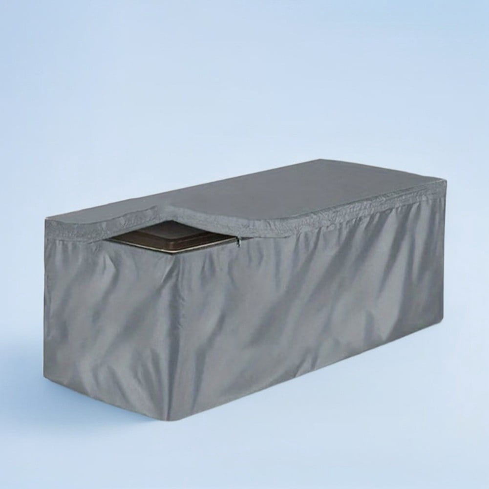Oxford Waterproof Patio Box Cover for Outdoor Storage and Furniture Protection