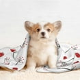 thumbnail image 4 of Rocae Ladybug With Dandelion for Pet Blanket Dog Blanket Cat Blanket Soft Sleep for Small Medium Pet-Large, 4 of 8