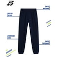 thumbnail image 6 of Pro Athlete Boys Sweatpants - 3 Pack Active Performance Fleece Jogger Pants for Kids (8-20), 6 of 7