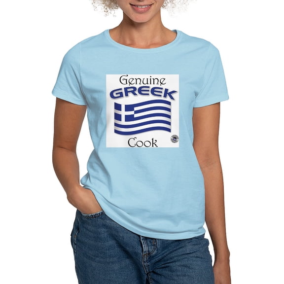 CafePress - Genuine Greek Cook T Shirt - Women's Classic T-Shirt