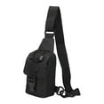 thumbnail image 4 of Riñonera Pequeña, Bolso Bandolera, Mochila para El Día a Día, Ideal para Montar , Pescar, Ir a La Oficina, Viajar Y Hacer Ejercicio. Negro, 4 of 9
