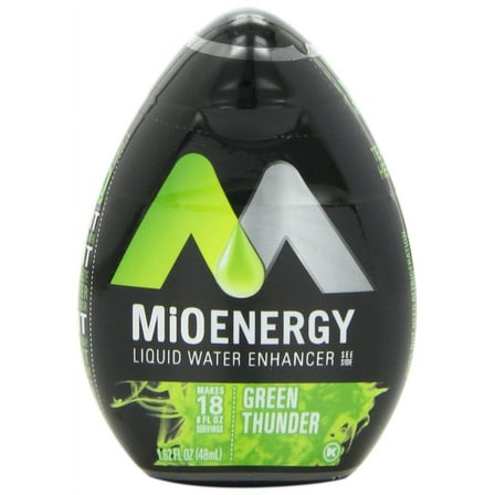 Mio Energy Liquid Water Enhancer, Green Thunder, 1.62 Ounce (Pack Of 12)