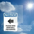 thumbnail image 6 of (2 Pack) Please Ring Door Bell Sign, 6 of 7