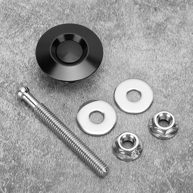 Bonnet 30mm / 1.2in Universal Car Push Button Quick Release Hood Pins Bonnet Lock