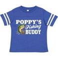 thumbnail image 3 of Inktastic Poppy's Fishing Buddy with White Text Boys Toddler T-Shirt, 3 of 5