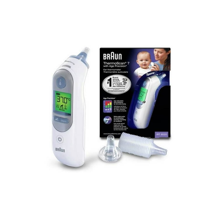 Braun Ear Thermometer IRT3520 - How to Take a Temperature 