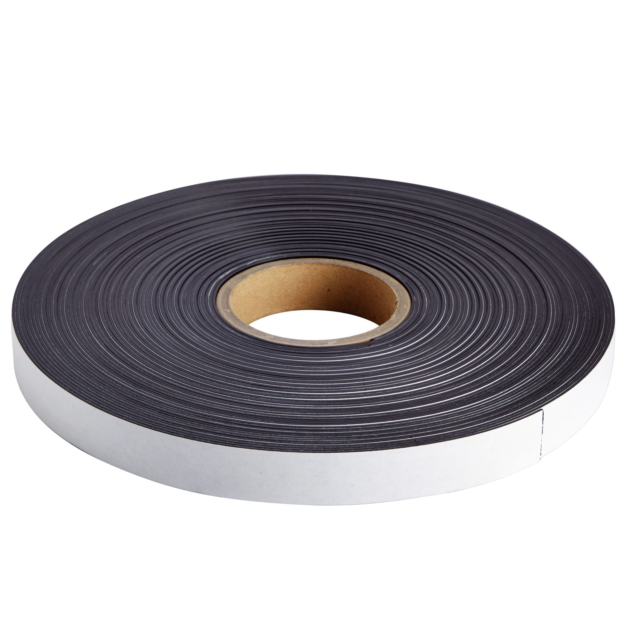 Flexible Magnetic Tape - 1 inch x 10 Feet Magnetic Strip with Strong Self Adhesive - Ideal Magnetic Roll for Craft and DIY Projects - Sticky Magnets