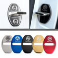 thumbnail image 2 of 4 Piezas Volkswagen VW Cubierta De Bloqueo De Puerta De Coche De Acero Inoxidable GOLF Bora Jetta POLO Passat Accesorios, 2 of 4