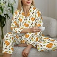 thumbnail image 6 of Sikiie Squirrel Eating Nuts Women's Long-Sleeve Shirt and Full-Length Bottom Pajama Set (s-xxl)-Medium, 6 of 7