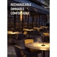 thumbnail image 3 of 2 Pack Cordless LED Table Lamp, Aluminum Portable Rechargeable Desk Lamp, Dimmable Touch Lamps for Bedroom Living Room Restaurant Patio, Brown, 3 of 9