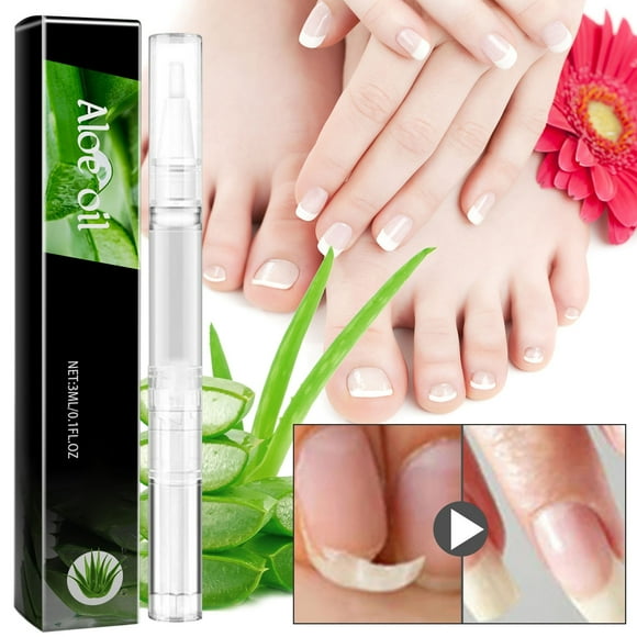 Pgyong Clearance! Aloe Oil Nail Care Oil Effective Nourish Nails Continue To Use To Restores Nail Health 3ml