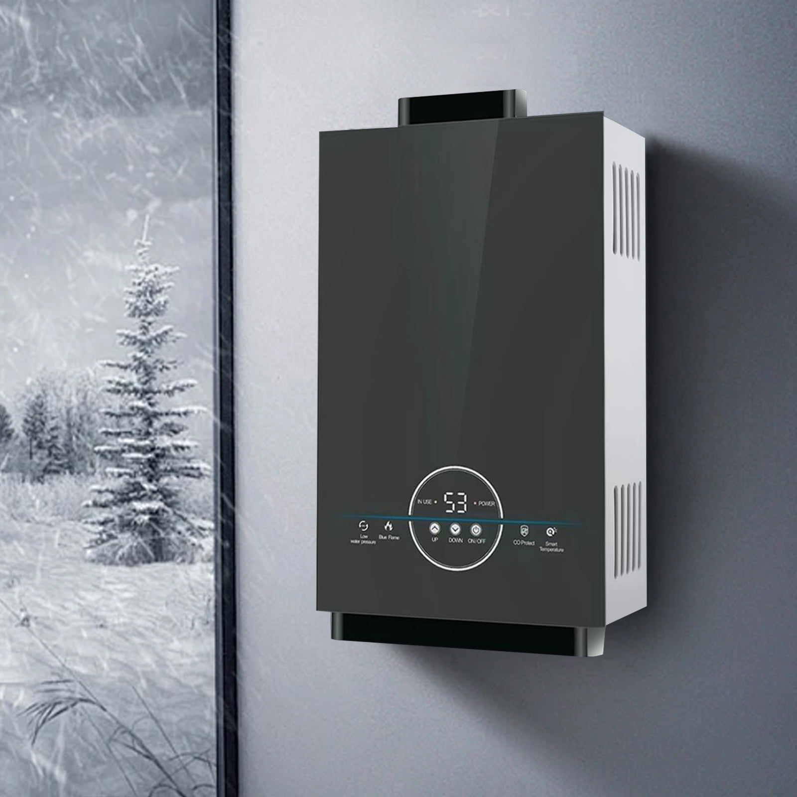 FVSTR CycberIns 13L 4.0GPM Tankless Water Heater Indoor Instant Hot Water heater 90000BTU Indoor water heater Propane gas Water heater