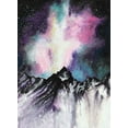 thumbnail image 2 of Wickstrom, Martin 11x14 White Modern Wood Framed Museum Art Print Titled - Starruption Galaxy Landscape, 2 of 4