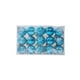 thumbnail image 2 of Ounissouiy 15 piezas de bolas de Navidad decoración de vacaciones de Navidad fiesta al aire libre reutilizable colgante decorativo patio decoración del Kits de decoración para fiestas Azul Ounissouiy HA075264-02, 2 of 6