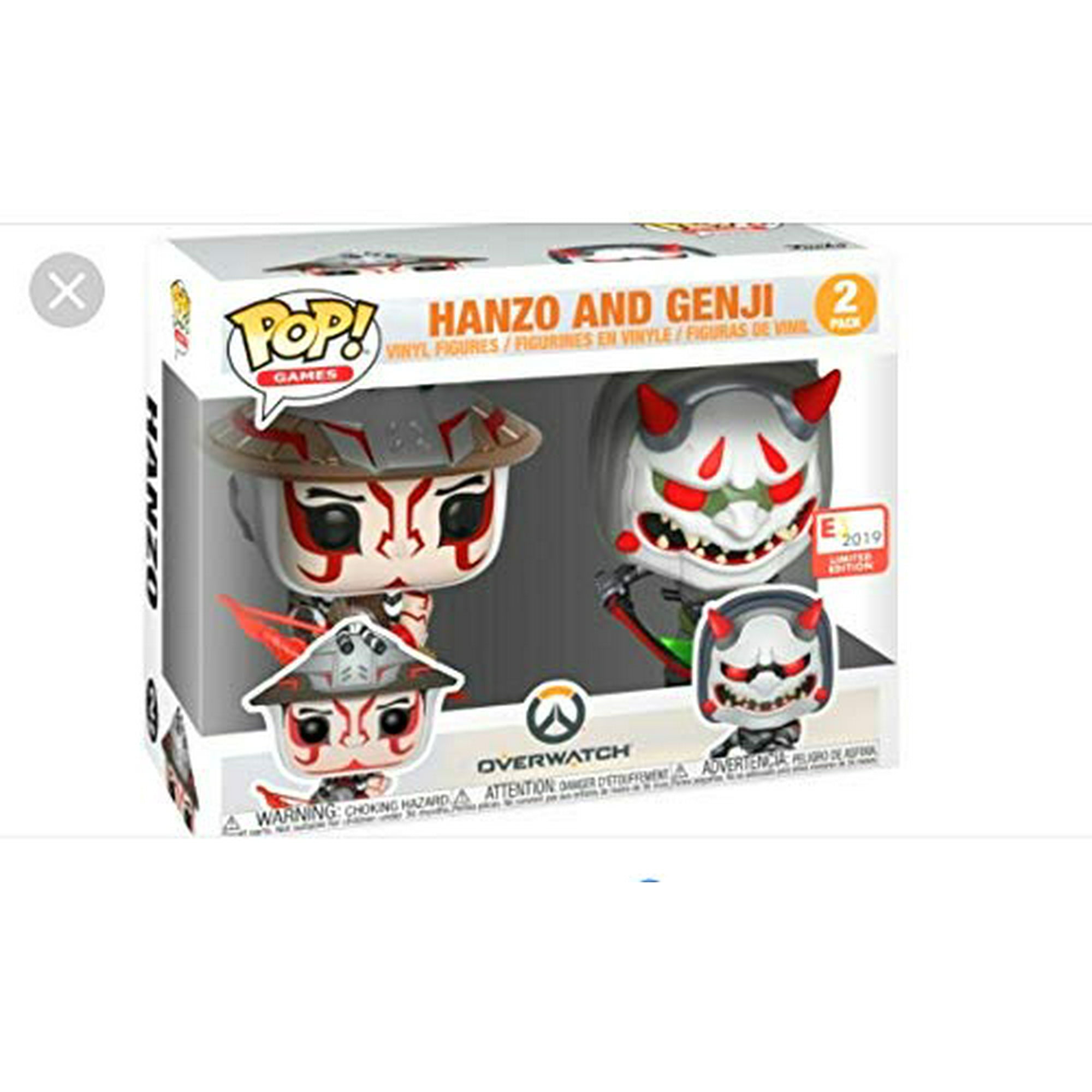 Pop Funko Hanzo et Genji Lot de E3 Édition Limitée 2019