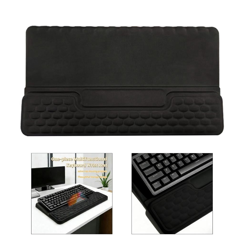 High Comfort Memory Foam Wrist Rest Keyboard Tray Slow Rebounds for Long Cushioning and Muscle Relaxation