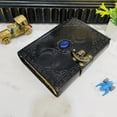 thumbnail image 3 of Diario de cuero Book of Shadows Grimoire Witchcraft, 7 x 5 pulgadas, 3 of 7