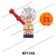 thumbnail image 1 of KF bloques 6142 6165 6158 Dragon Ball Z Super Saiyan God Vegeta Goku azul Broli Cell Gohan Gamma1 Gamma2 bloques de construcción muñecas Dengxun unisex, 1 of 2