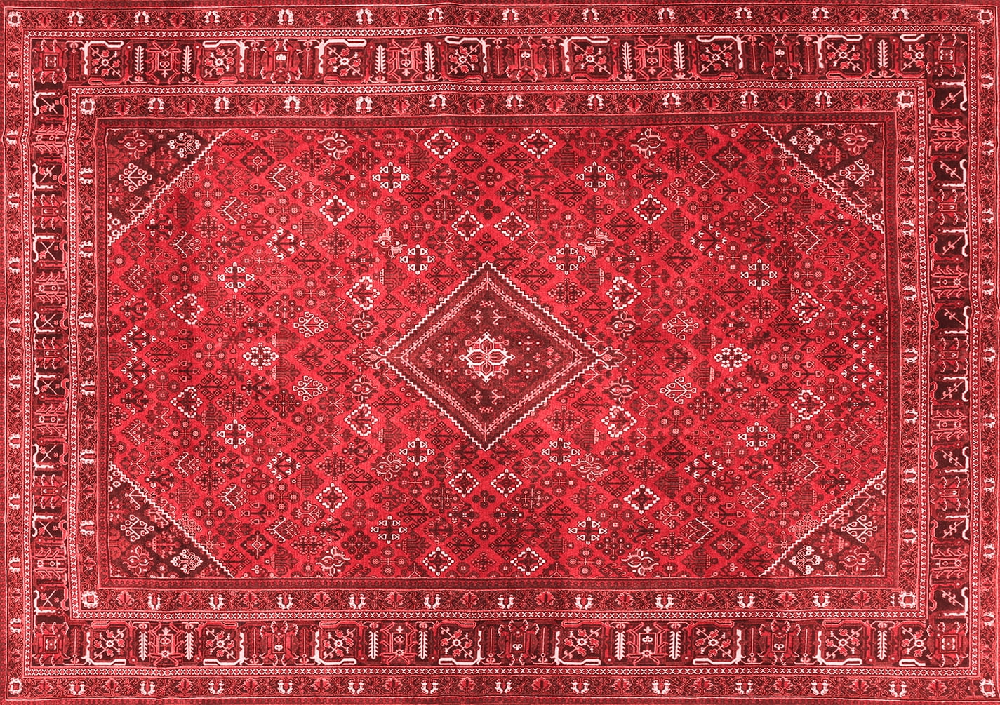 Ahgly Company Indoor Rectangle Persian Red Traditional Area Rugs, 2' x