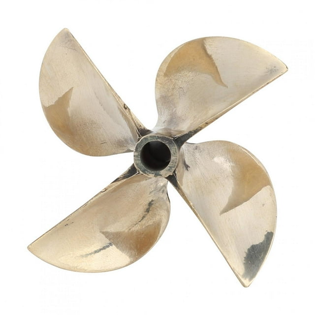 Hélice de latón LH de 4 palas, 67mm/2,6 pulgadas, repuesto 6717 para barco RC de eje de 1/4 pulgadas