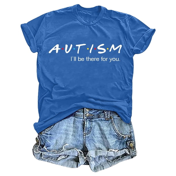 Camiseta con estampado de letras inspiradoras para la concienciación femenina - Diseño de educación especial - Tallas S-XXL