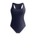 thumbnail image 5 of WAYUTE One Piece Swimsuit Women Athletic Racerback Bathing Suit Color Block Swimsuit, 5 of 5
