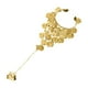 thumbnail image 1 of Mujeres Danza del Vientre Gitana Joyería Triángulo Pulsera Pulsera Anillo de Oro Color Plata, 1 of 5