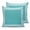 Teal, variant on Dark Brown Geometric 20x20 Pillow Covers Set of 2, White Greek Key Design Abstract Modern Art Throw Pillow Covers Decorative Couch Cushion Case, Microfiber Square Pillowcases for Bedroom Living Room