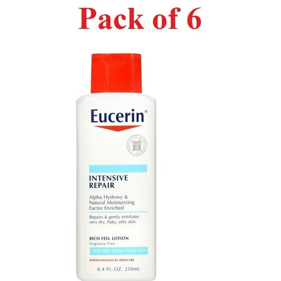 Eucerin Intensive Repair Lotion - 8.4 oz, Pack of 6
