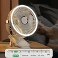 thumbnail image 4 of Portable Fan VibHome Handheld Fans 2025 Desktop Clip-on Handheld Small Fans Student Outdoor Night Light Supplementary Light Clip Fans Usb Charging Model, 4 of 8