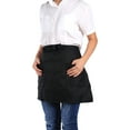 thumbnail image 3 of Half Apron,Unisex Short Solid Color Apronwith Pockets Womens Aprons High Capacity, 3 of 6
