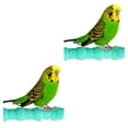 thumbnail image 2 of Guardoinrt Green Natural Grain Parrot Scratching Stick For Easy Paw Grinding Grinding Stick Bird Toy Toy Bird as shown 2Set, 2 of 4
