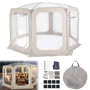 SHegdu Bubble Tent for 6-8 Person Portable Transparent Igloo Tent Dome 12x7ft with Rain Cover & Storage Bag Bubble House for Camping Parties And Stargazing