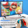 thumbnail image 3 of Apto para Nintendo Switch 3 en 1 Estación de acoplamiento HDMI de alta definición Consola de videojuegos conectada al televisor Convertidor de vídeo, 3 of 6