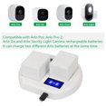 thumbnail image 2 of Ccdes Battery Charger,USB Battery Charger,SEIVI Video Camera USB Battery Quick Charger for Arlo Pro 2/Pro/walk Light Battery Dual Charge LCD Smart Base Charger, 2 of 7