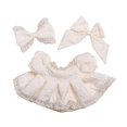 thumbnail image 2 of Vestido de princesa Strade Fareast Limited 3 piezas con horquilla de lazo para muñecas de 15 pulgadas Beige, 2 of 8