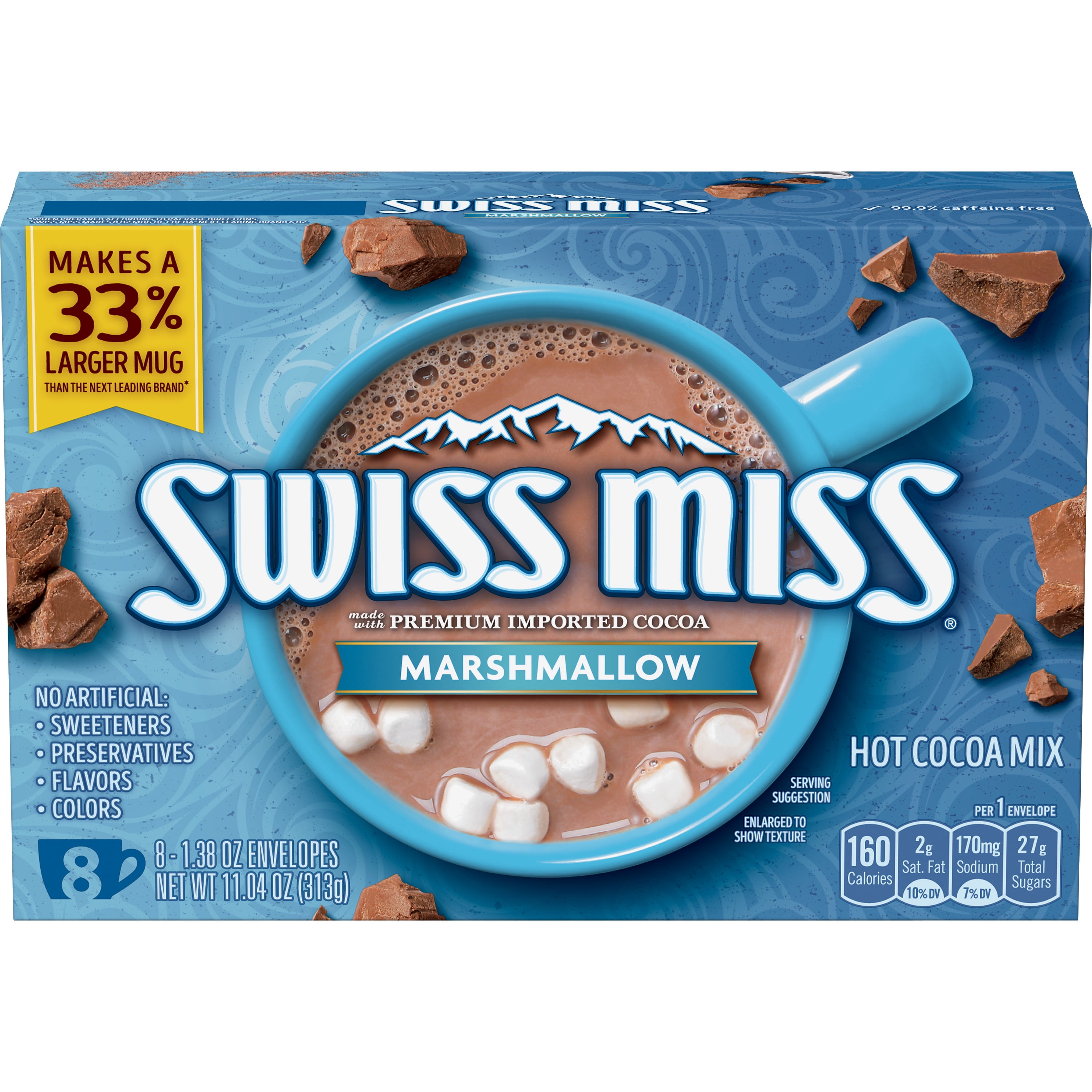 Swiss Miss Classics Milk Chocolate Hot Cocoa Mix with Marshmallows, 8