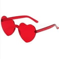 thumbnail image 2 of WTOBBY Heart-Shaped Sunglasses for Valentine's Day, Party Wedding Birthday Costume Accessory, Novelty Holiday Celebration Decor Prop Glasses,Red, 2 of 5