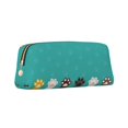 thumbnail image 2 of Uemuo Cute Cat Paw And Dog Printed Leather Pencil Case, Pencil Pouch, Portable Pencil Bag, Pen Case for& Office, 2 of 7