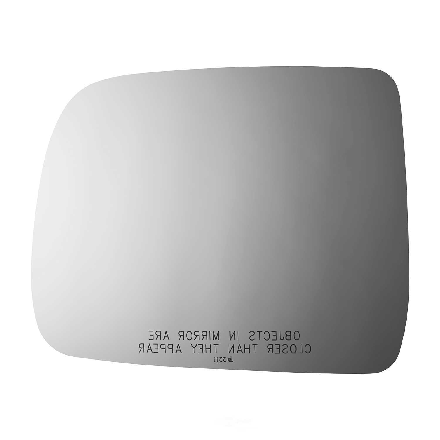 Burco Side View Mirror Replacement Glass - Clear Glass - 3311
