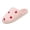 Pink, variant on Women‘s Plush Heart Print Slippers, Closed Toe Open Back Mule House Shoes, Soft Cushioned Indoor Footwear for Home Comfort (1 Pair)