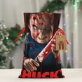 thumbnail image 4 of Yiaed Chucky Print Christmas Small Burlap Bags with Drawstring, Burlap Gift Bags Christmas Linen Treat Sacks Gift Wrapping Bags Xmas Holiday Party-Medium, 4 of 7