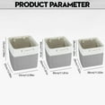 thumbnail image 3 of Foldable Storage Box Shelf Baskets with Handles Fabric Storage Baskets for Shelves Wardrobes and Closets and Lightweight Home Organizer Fabric Storage Organizer Bedding Storage,Closet Organizer,Folda, 3 of 9