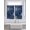 Blue, variant on Blue Flowers Bathroom Window Curtain, Spring Floral Botanical Modern Art Light Filtering Coffee Kitchen Curtains, Bedroom Living Room Curtains 2 Panel 84"x54"