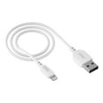 onn. 3' Lightning to USB Cable, White