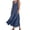 Blue, variant on Women's Denim Sleeveless Maxi Dress, Casual Scoop Neck Loose Fit Sundress with Pockets, Chambray A-Line Swing Gown